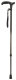 Ossenberg light metal stick with Comfort Soft derby handle adjustable