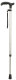 Ossenberg light metal stick with Comfort Soft derby handle adjustable