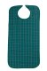 suprima polyester adult bib with press studs chequered