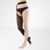 Bauerfeind VenoTrain soft CCL 2 AG Thigh stockings short Haftband Noppe 5 cm weit open toe creme M plus